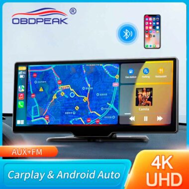 Видеорегистратор Камера заднего вида Wifi Carplay 4K DVR GPS