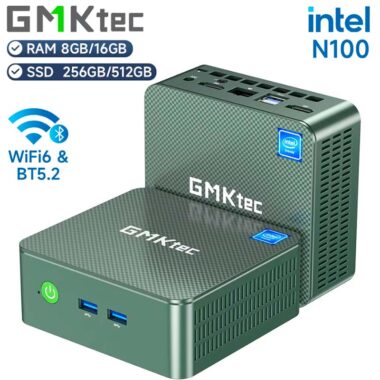 Мини-ПК GMKtec G3 Intel N100 8/16 ГБ DDR4 256/512 ГБ