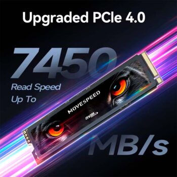 MOVESPEED 7450MB/s SSD NVMe M.2 2280 4TB 2TB 1TB