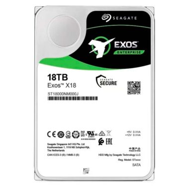 Жесткий диск Seagate Exos X18 18TB 7200rpm 256MB